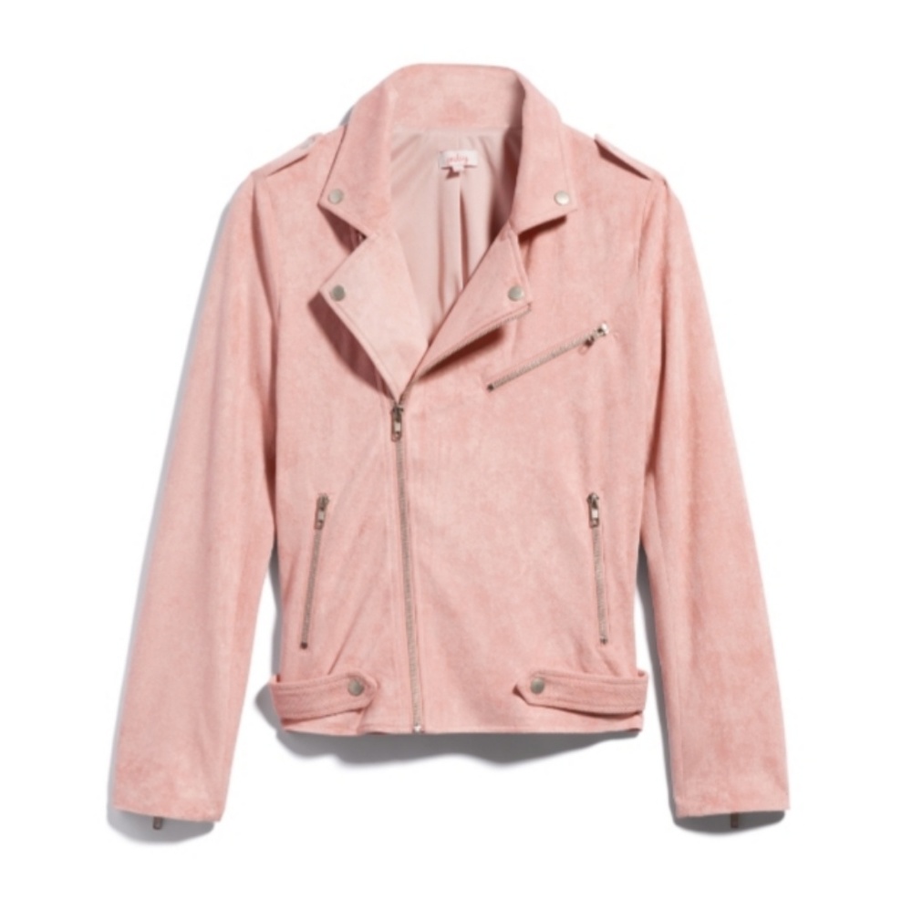 Kendari Faux Suede Moto Jacket Stitch Fix